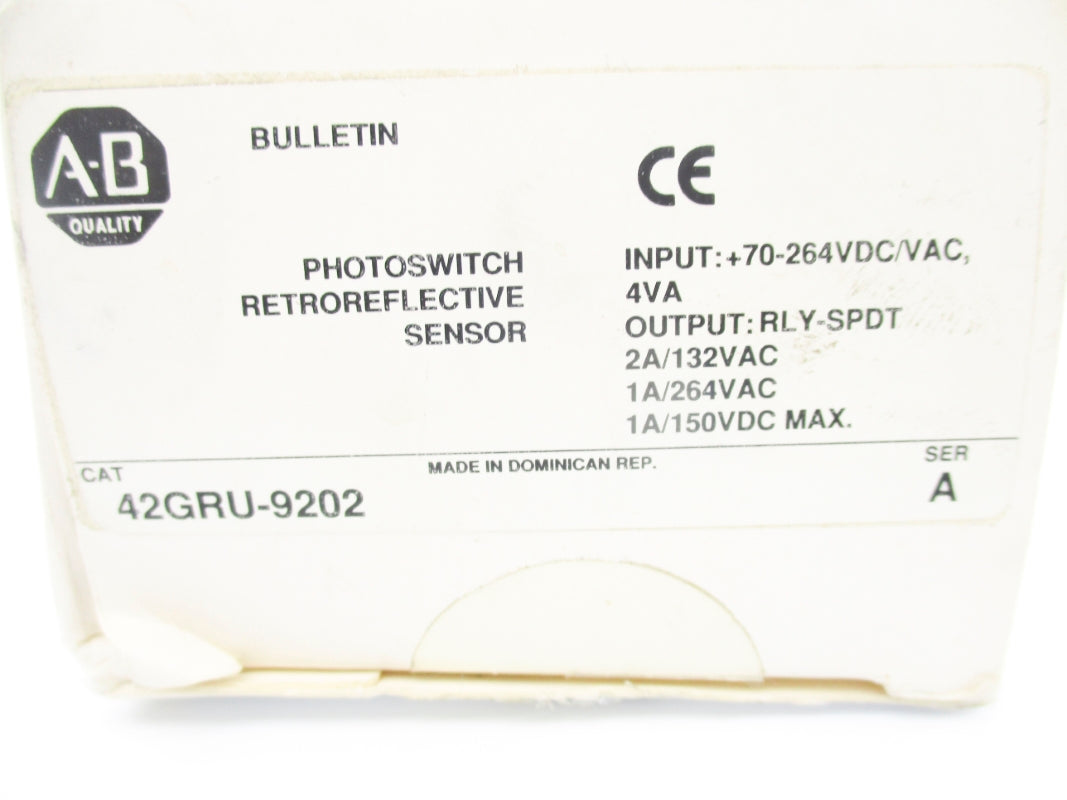 ALLEN BRADLEY 42GRU-9202 SER. A (WH) NSMP
