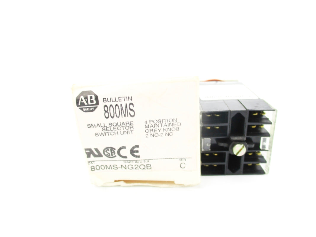 ALLEN BRADLEY 800MS-NG2QB SER. C (WH) NSMP