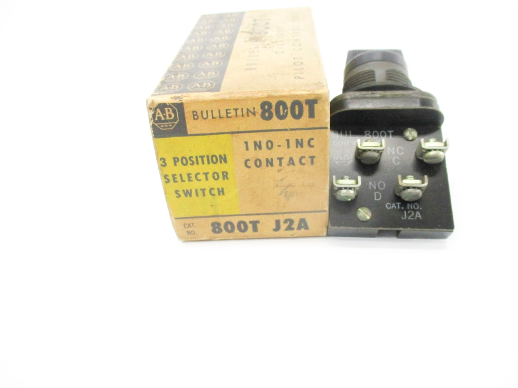 ALLEN BRADLEY 800T-J2A SER. T (BK/YL) NSMP