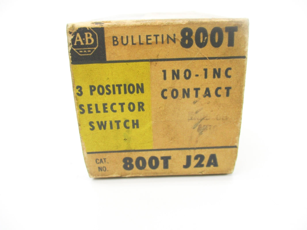 ALLEN BRADLEY 800T-J2A SER. T (BK/YL) NSMP