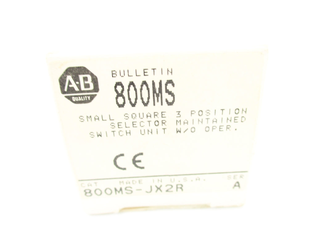 ALLEN BRADLEY 800MS-JX2R SER. A (GY/BL) NSMP