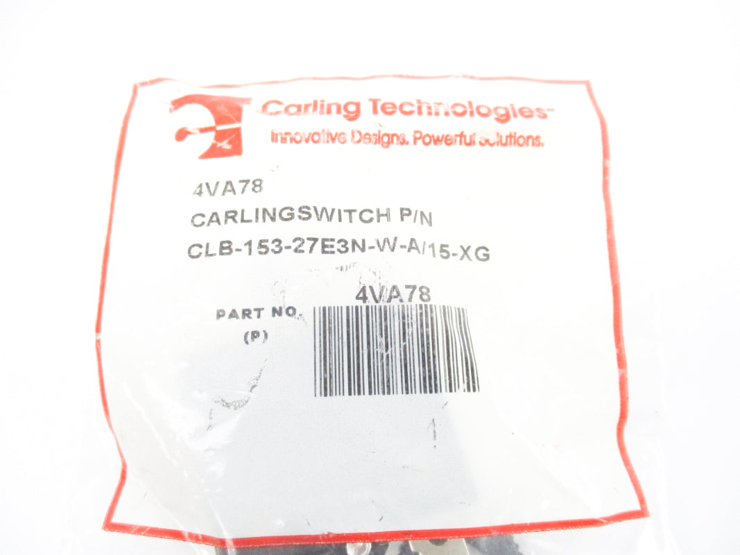 CARLING TECHOLOGIES 4VA78 CLB-153-27E3N-W-A/15-XG NSMP