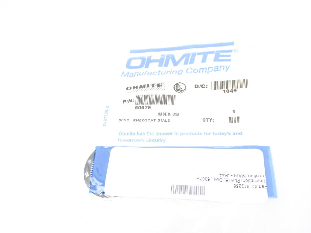 OHMITE 5007E NSMP