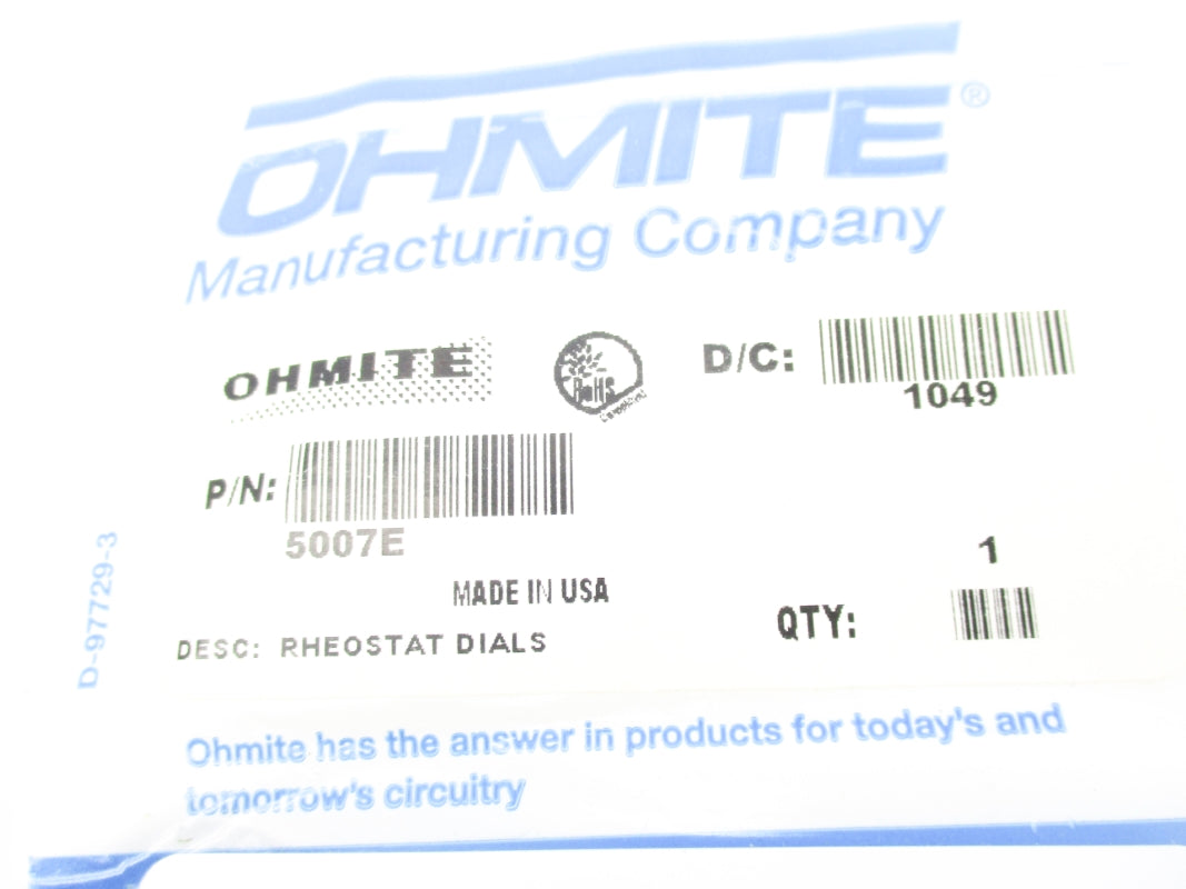 OHMITE 5007E NSMP
