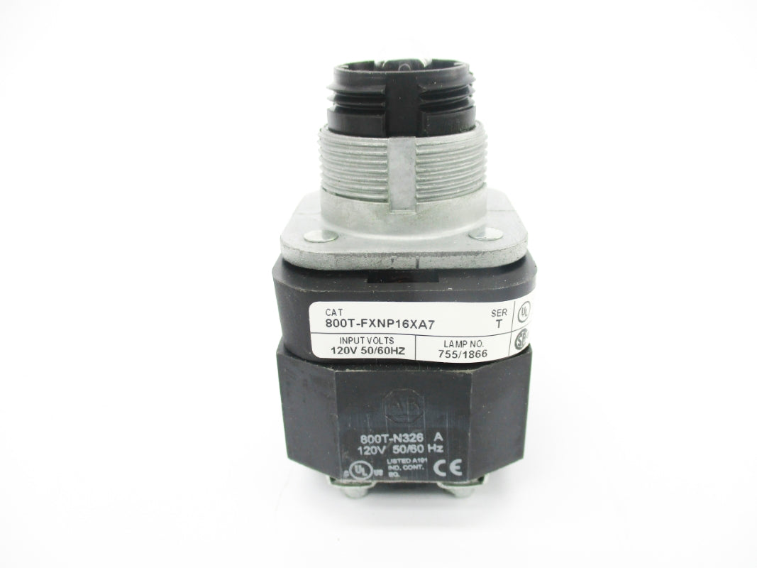 ALLEN BRADLEY 800T-FXNP16XA7 SER. T 120VAC (WH) NSMP