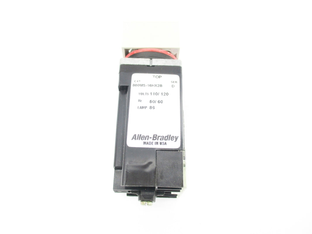 ALLEN BRADLEY 800MS-16HA2BRA SER. D (AS PICTURED) (WH) NSMP