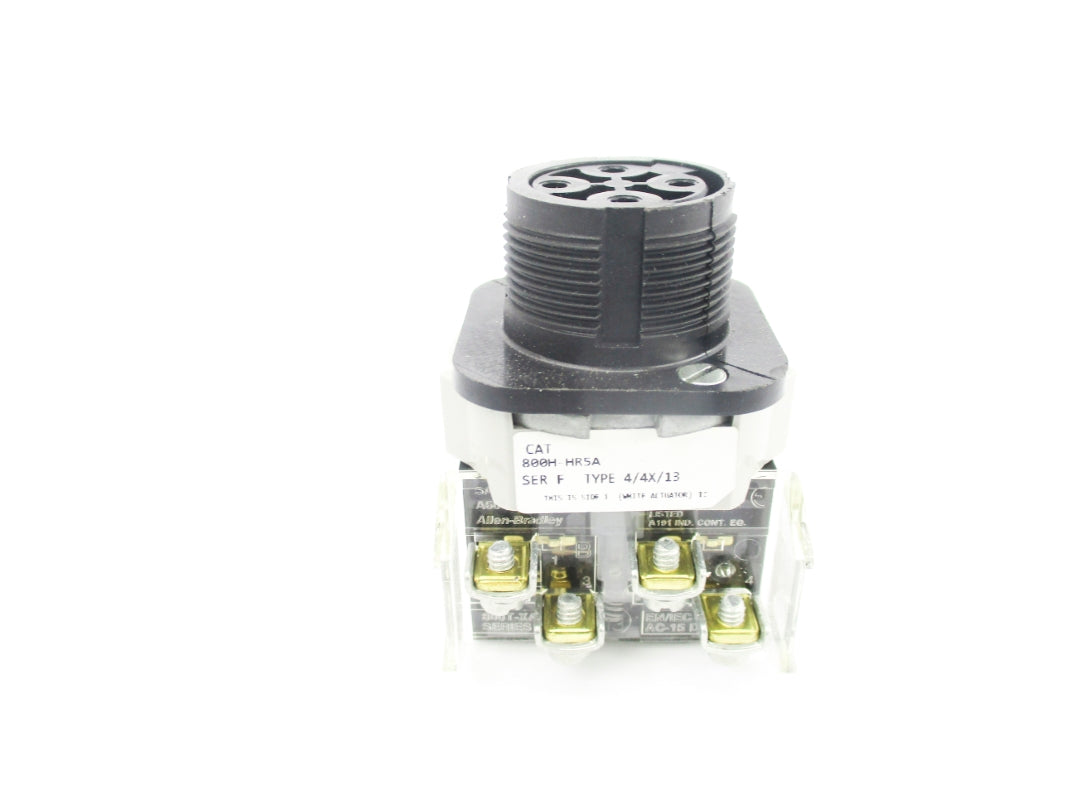 ALLEN BRADLEY 800H-HR5A SER. F (AS PICTURED) (WH) NSMP