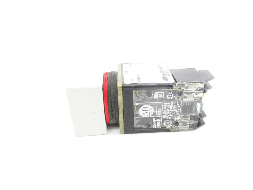 ALLEN BRADLEY 800MS-XOD1S SER. C (GY/BL) NSMP