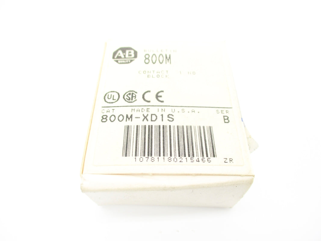 ALLEN BRADLEY 800M-XD1S SER. B (GY/BL) NSMP