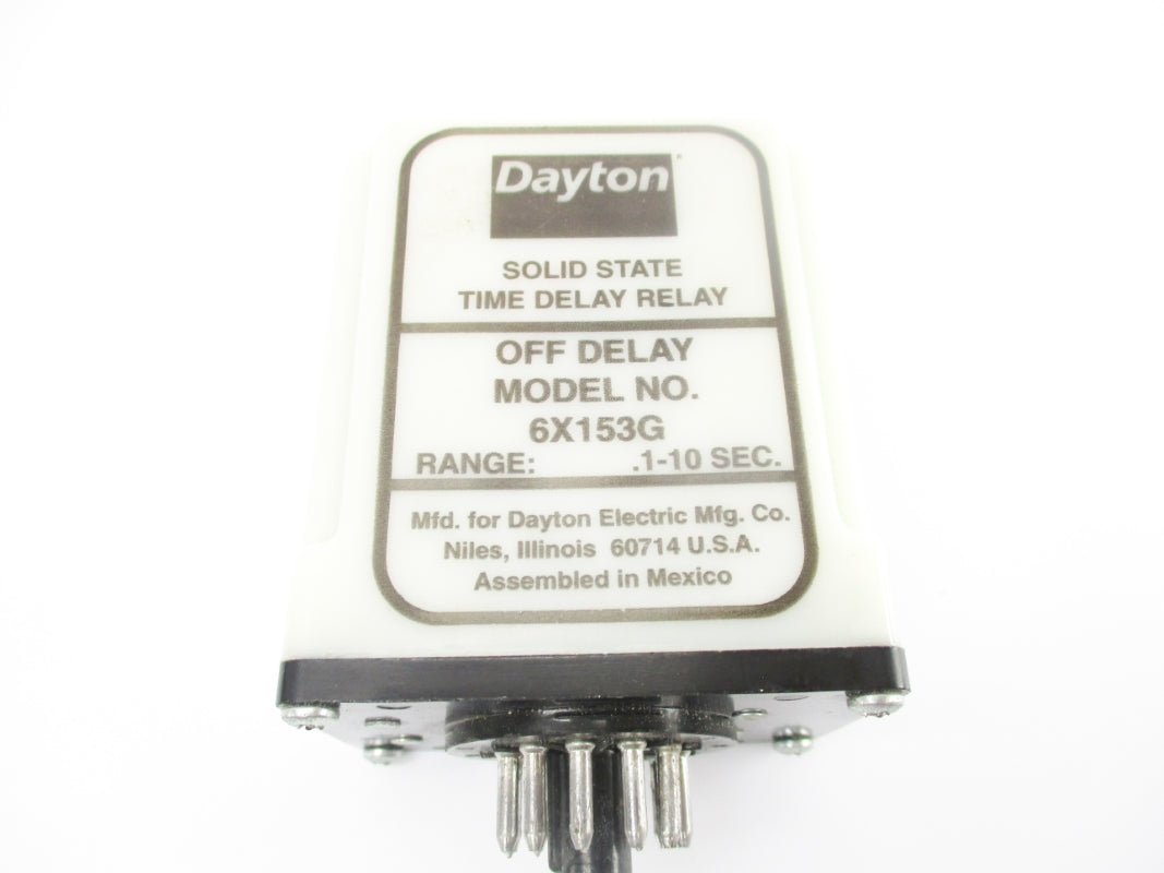 DAYTON 6X153G 120VAC .1-10SEC UNMP