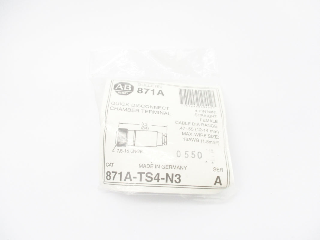 ALLEN BRADLEY 871A-TS4-N3 SER. A NSMP
