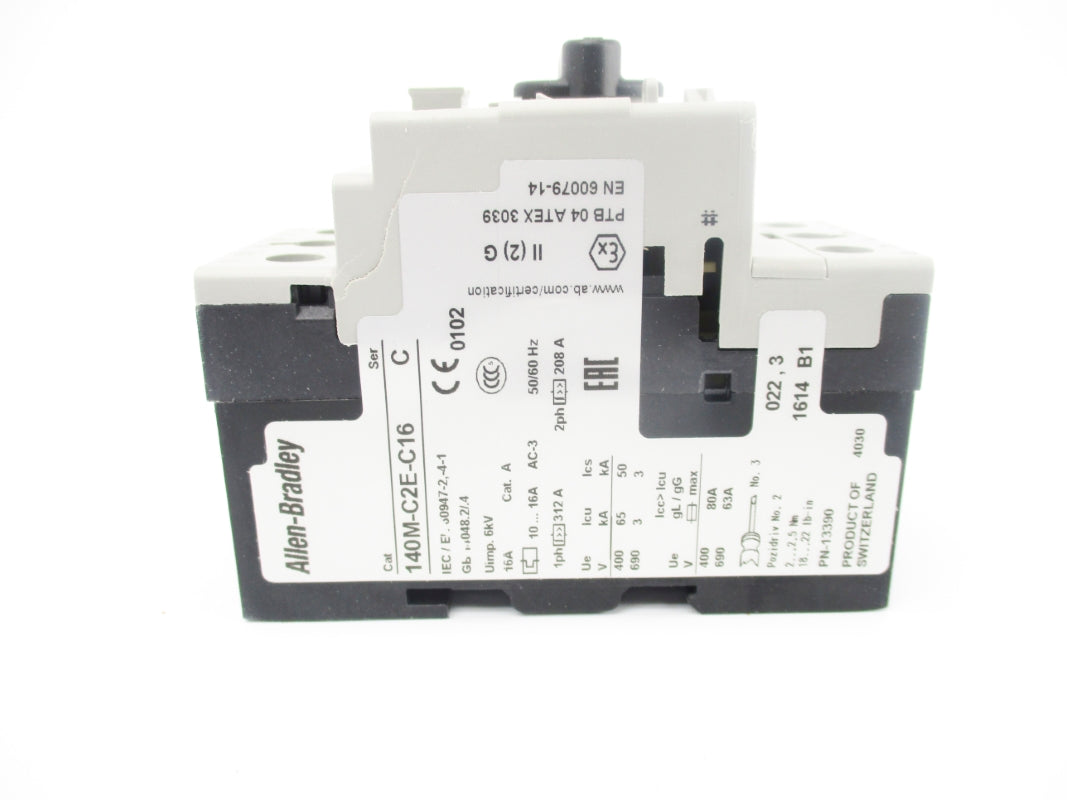 ALLEN BRADLEY 140M-C2E-C16 SER. C 690V 10-16A NSMP