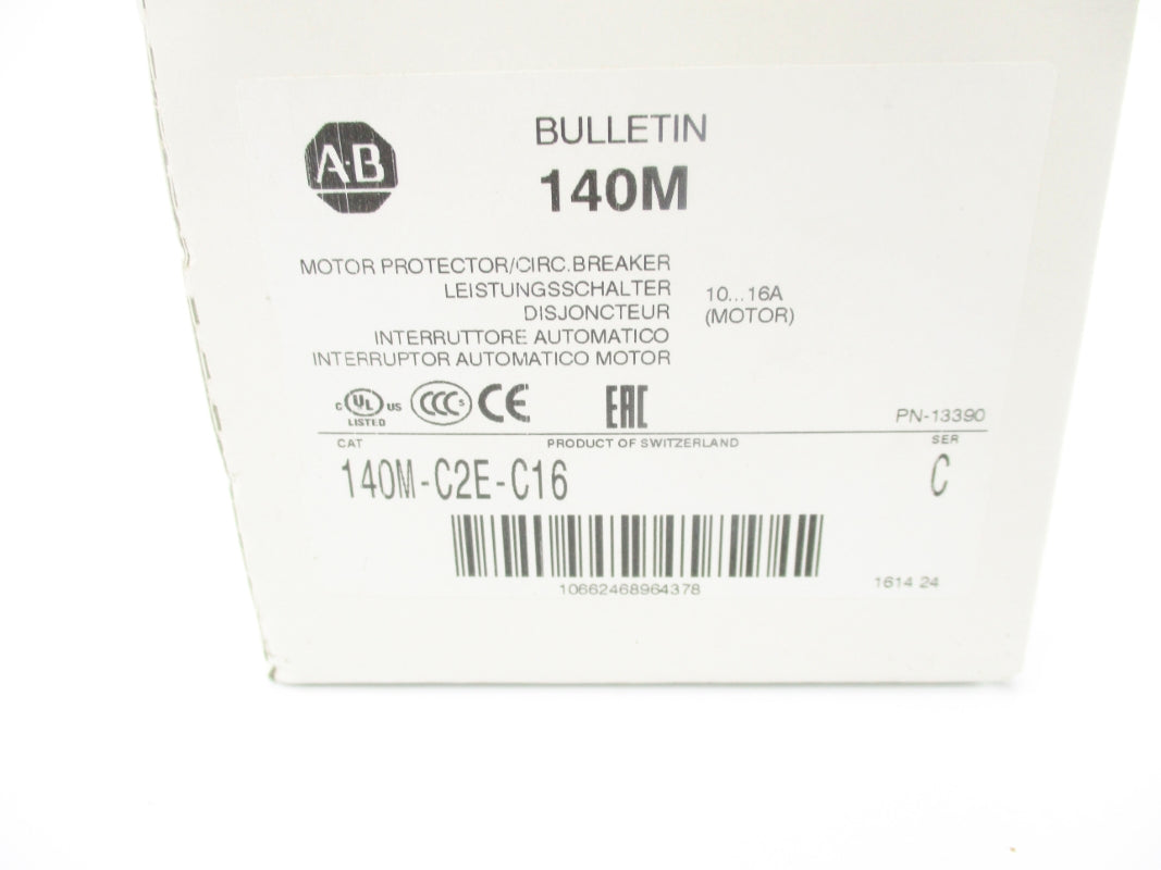 ALLEN BRADLEY 140M-C2E-C16 SER. C 690V 10-16A NSMP