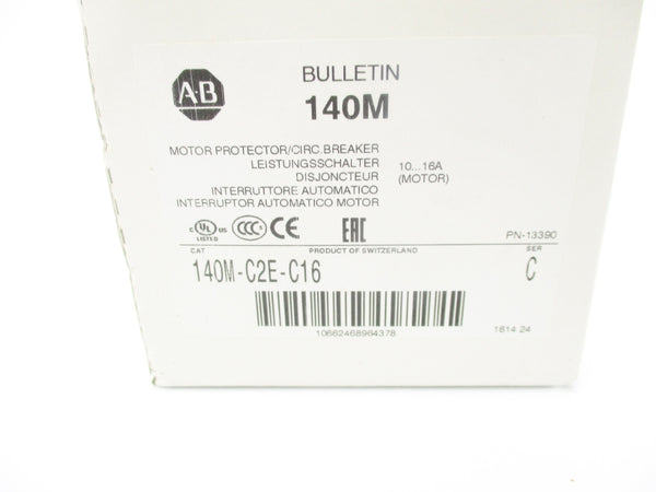 ALLEN BRADLEY 140M-C2E-C16 SER. C 690V 10-16A NSMP