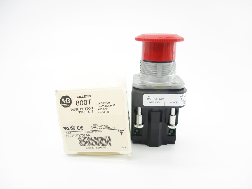ALLEN BRADLEY 800T-FXT6AP SER. T (WH) NSMP