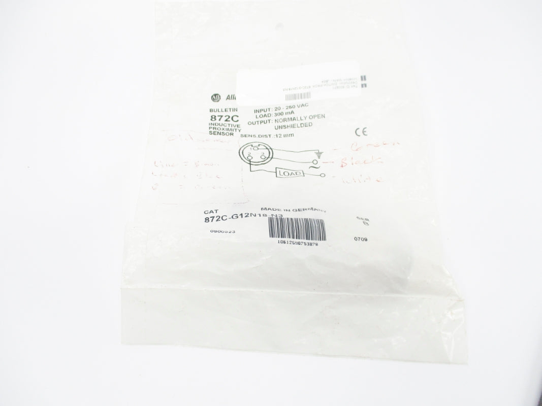 ALLEN BRADLEY 872C-G12N18-N3 SER. B NSMP