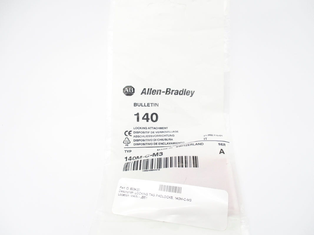 ALLEN BRADLEY 140M-C-M3 SER. A NSMP