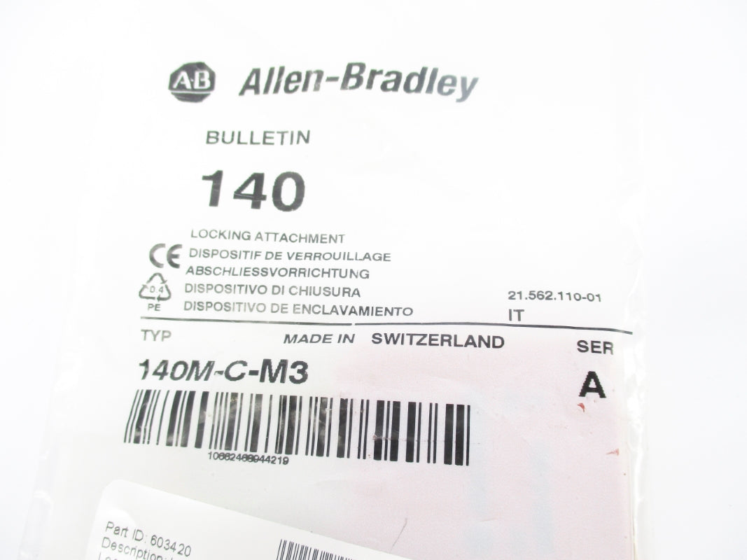 ALLEN BRADLEY 140M-C-M3 SER. A NSMP