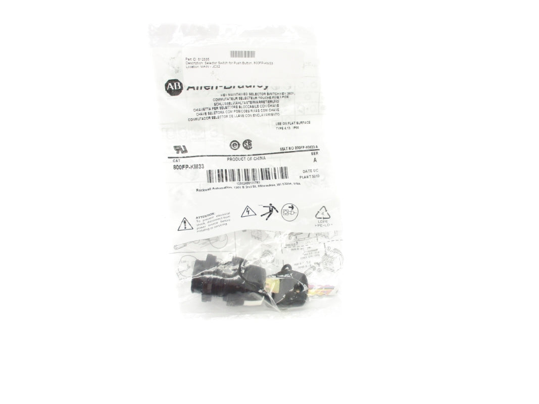 ALLEN BRADLEY 800FP-KM33 SER. A NSMP