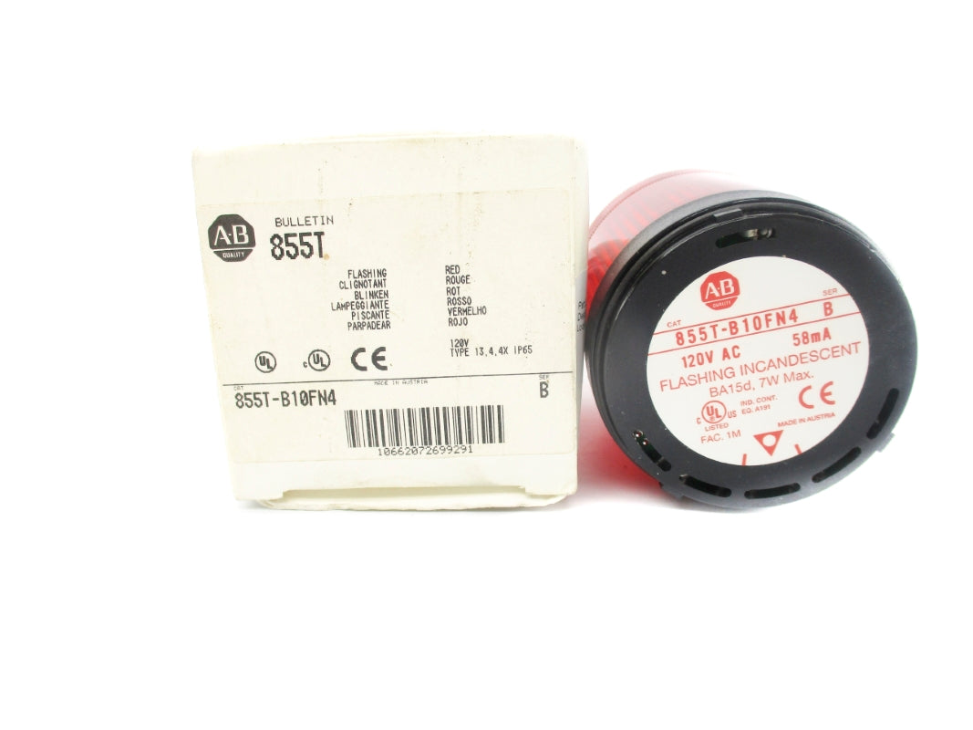 ALLEN BRADLEY 855T-B10FN4 SER. B (WH) NSMP