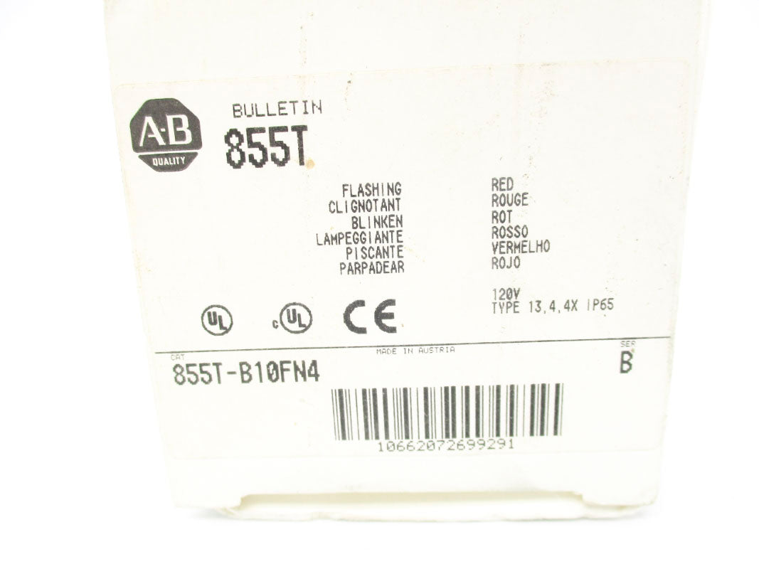 ALLEN BRADLEY 855T-B10FN4 SER. B (WH) NSMP