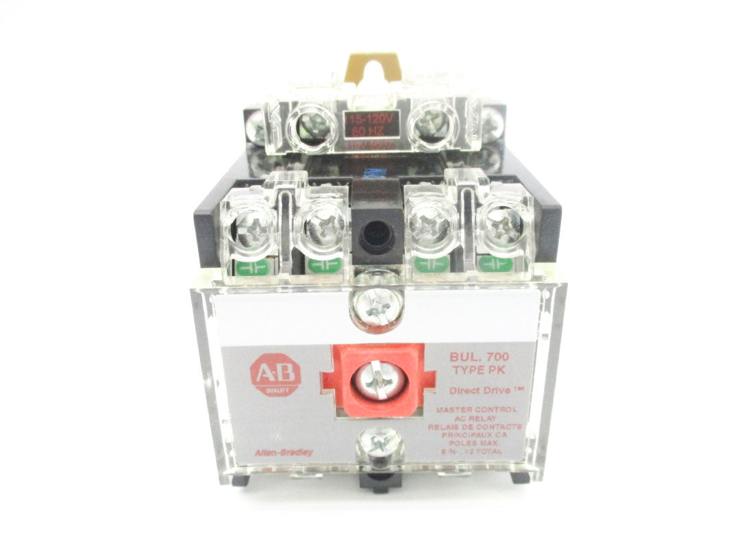 ALLEN BRADLEY 700-PK400A1 SER. D 120V 60A (WH) NSMP