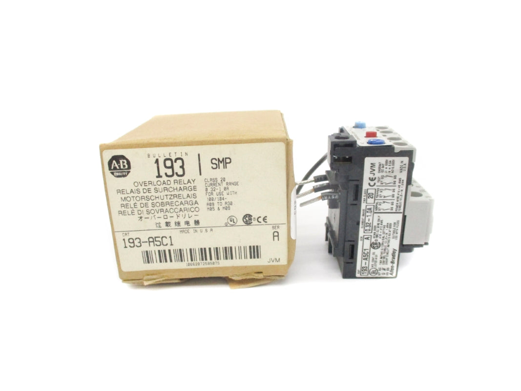 ALLEN BRADLEY 193-A5C1 SER. A 690V 0.32-1.0A (BR/WH) NSMP