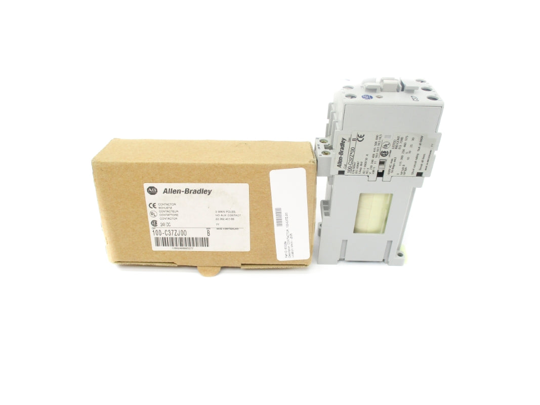 ALLEN BRADLEY 100-C37ZJ00 SER. B 24VDC (BR/WH) NSMP