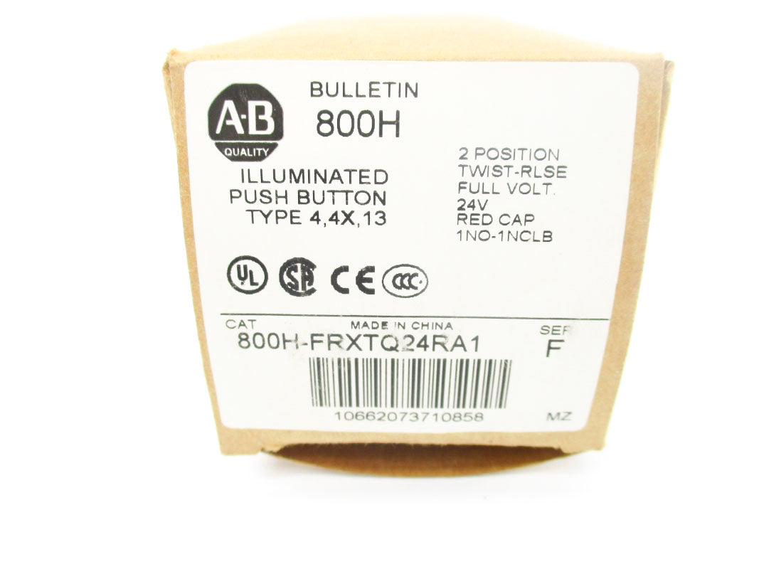 ALLEN BRADLEY 800H-FRXTQ24RA1 SER. F (BR/WH) NSMP