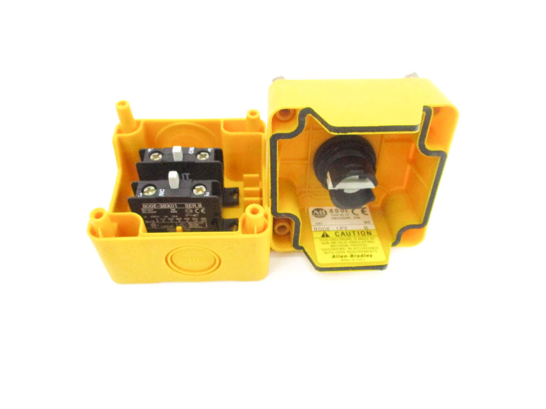 ALLEN BRADLEY 800E-1PB1 SER. A (BR/WH) NSMP