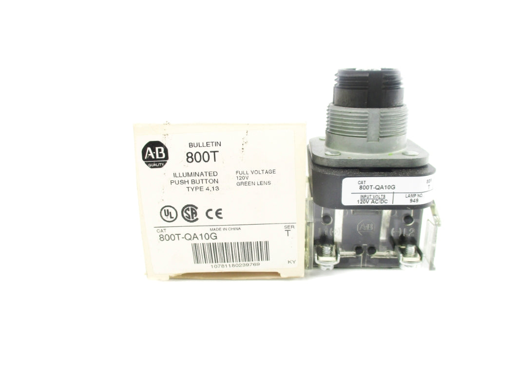 ALLEN BRADLEY 800T-QA10G SER. T (AS PICTURED) (WH) NSMP