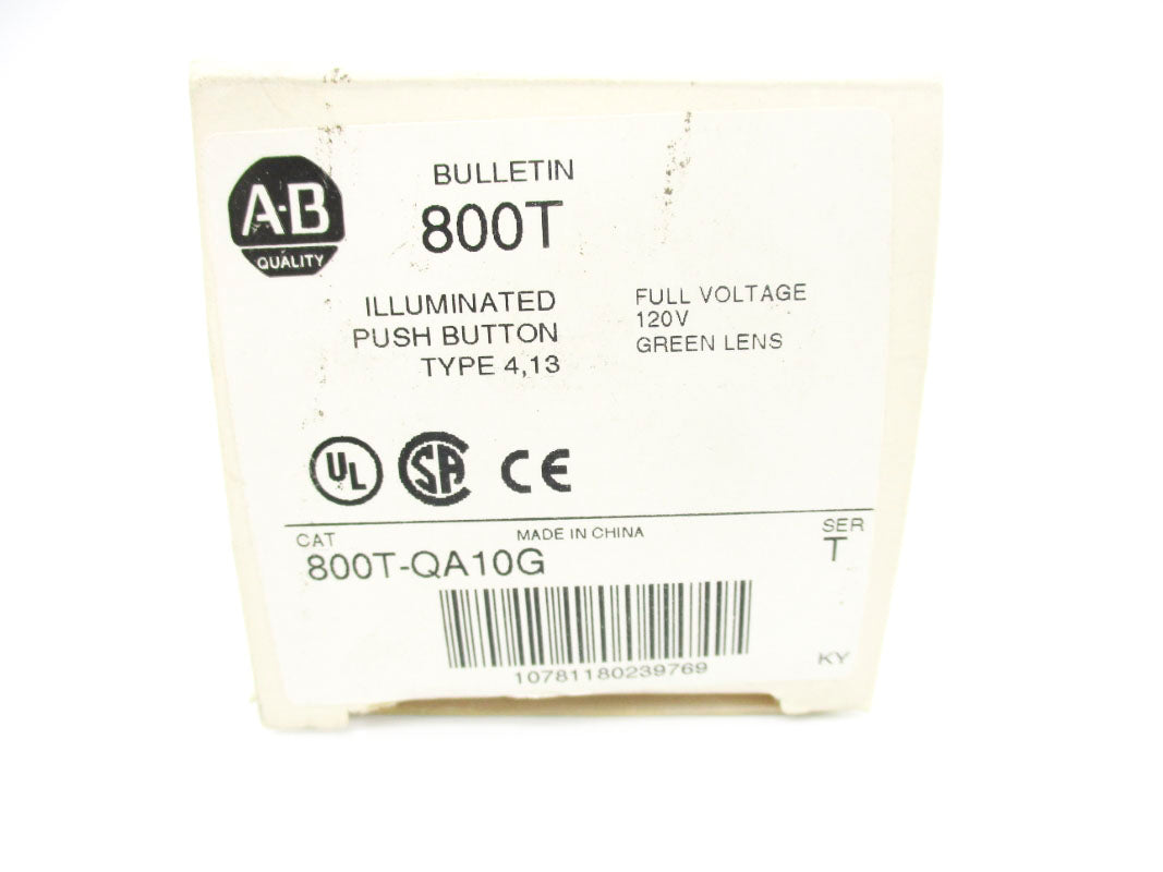 ALLEN BRADLEY 800T-QA10G SER. T (AS PICTURED) (WH) NSMP
