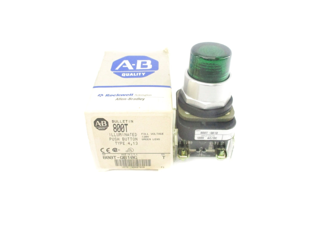 ALLEN BRADLEY 800T-QB10G SER. T (GY/BL) NSMP