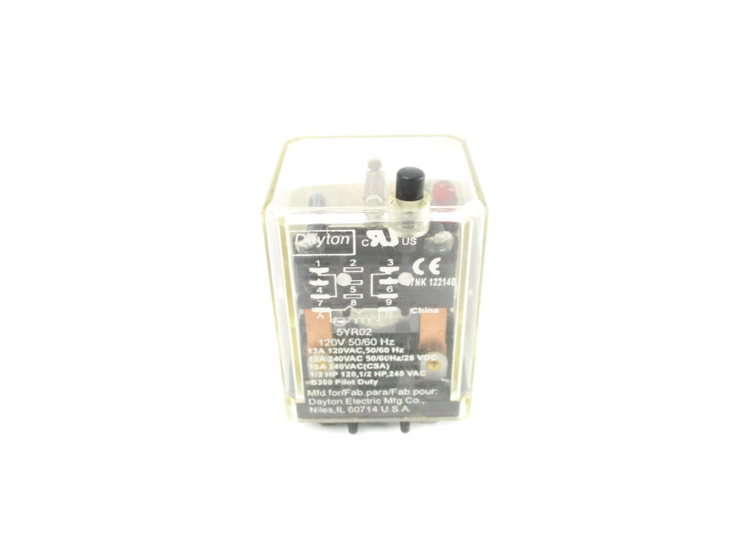 DAYTON 5YR02 120VAC 13A UNMP