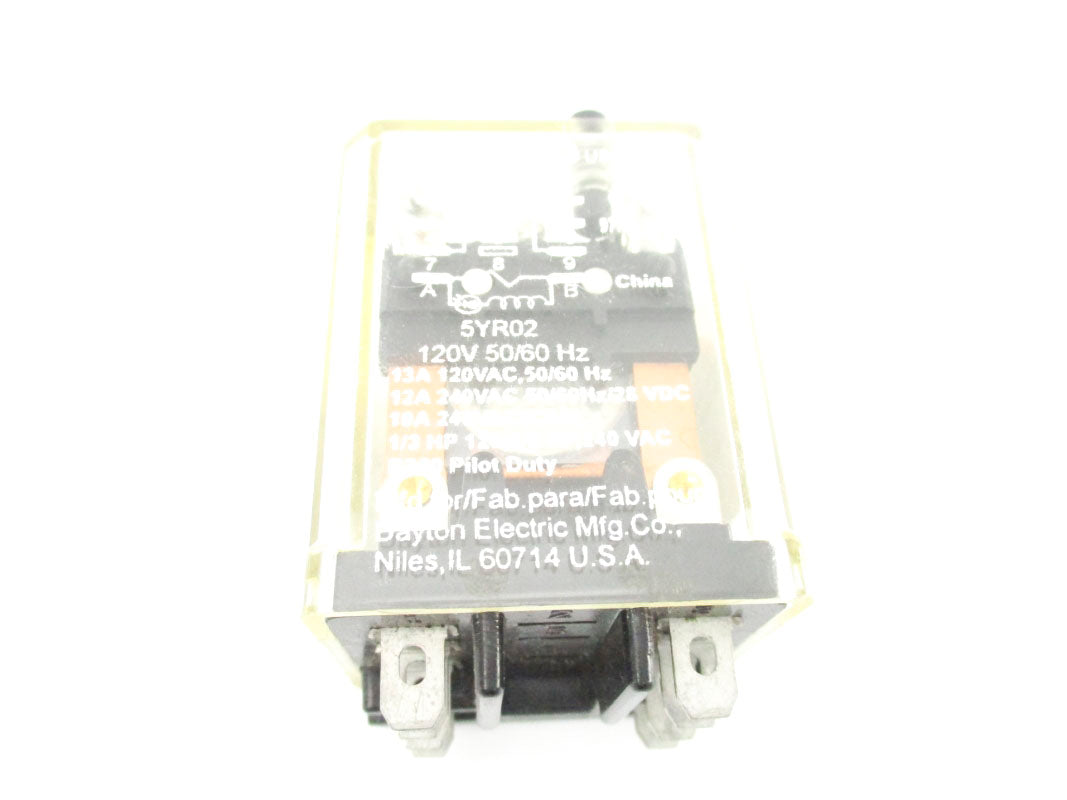 DAYTON 5YR02 120VAC 13A UNMP