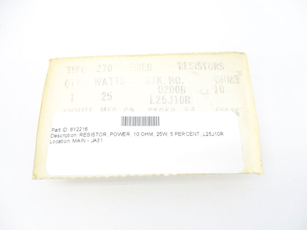 OHMITE L25J10R NSMP