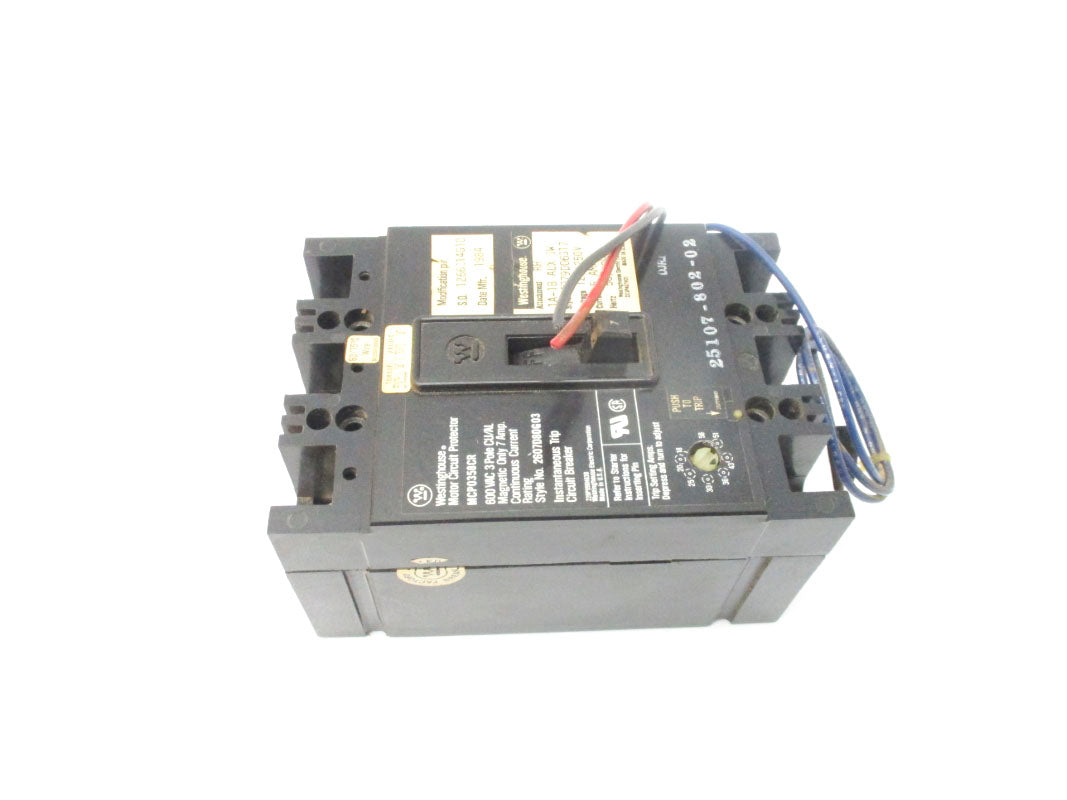 WESTINGHOUSE MCP0358CR 2607D80G03 600VAC 7A UNMP