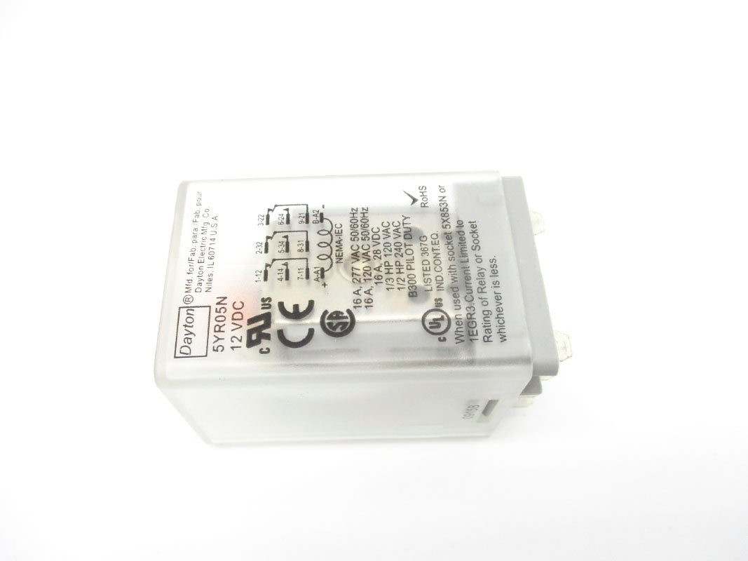 DAYTON 5YR05N 12VDC 16A UNMP