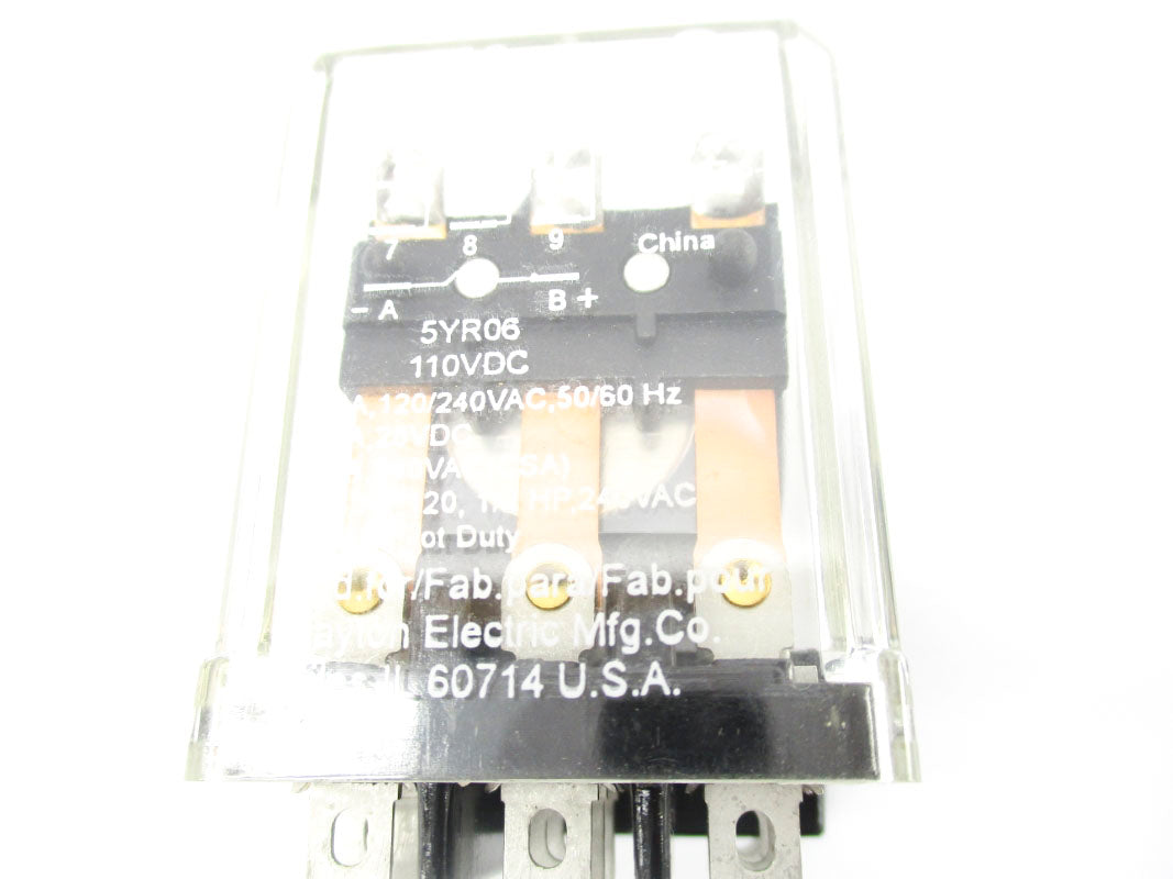 DAYTON 5YR06 110VDC 10A UNMP