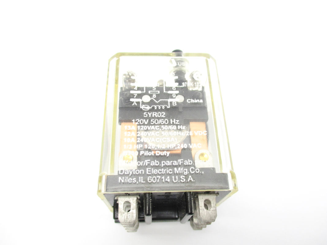 DAYTON 5YR02 120VAC 10A UNMP