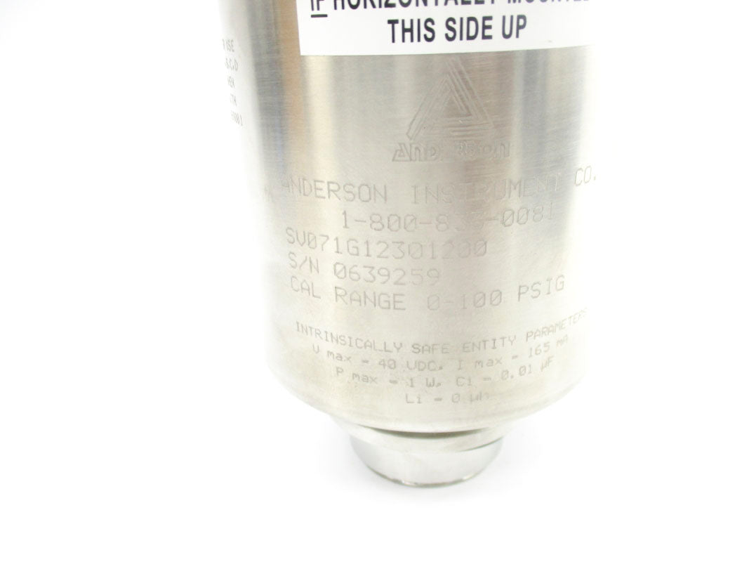 ANDERSON SV071G12301200 0-100PSIG NSNP