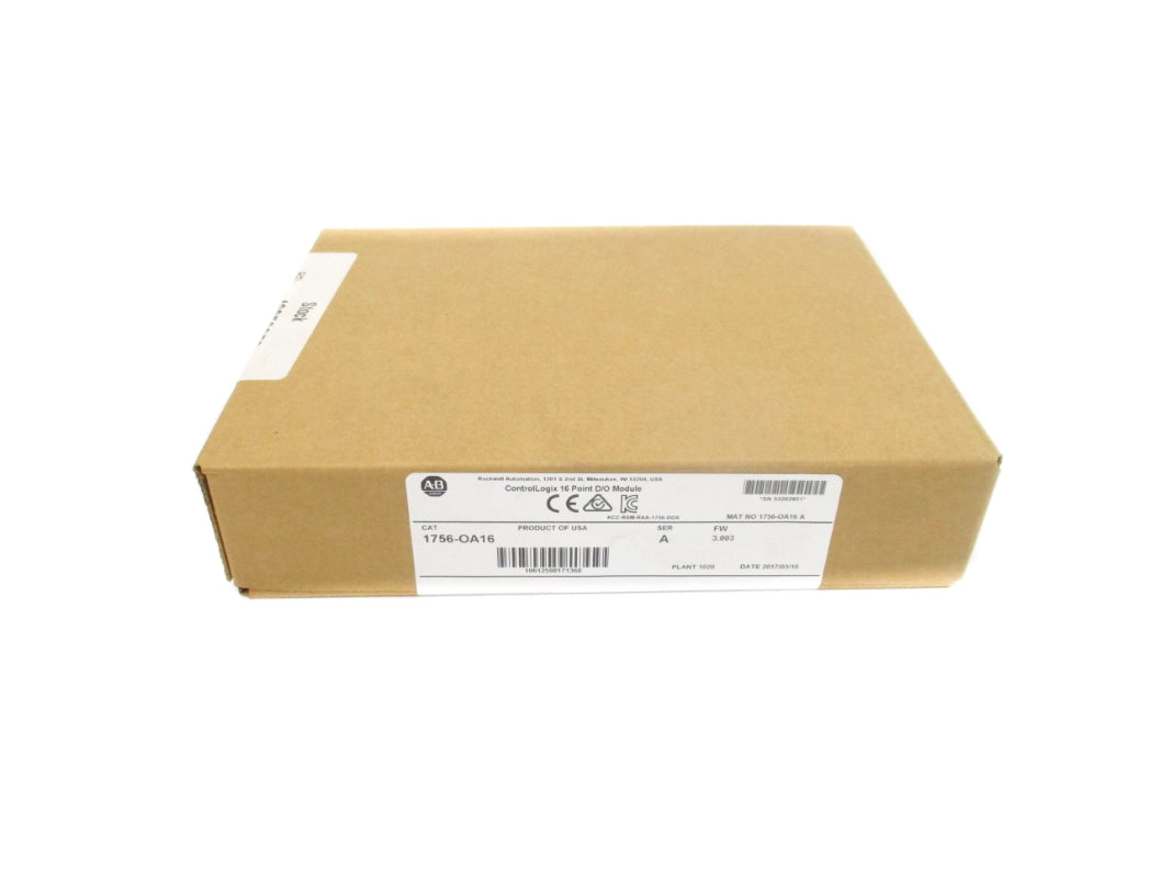 ALLEN BRADLEY 1756-OA16 SER. A F/W 3.003 DATE: 2017 NSFS