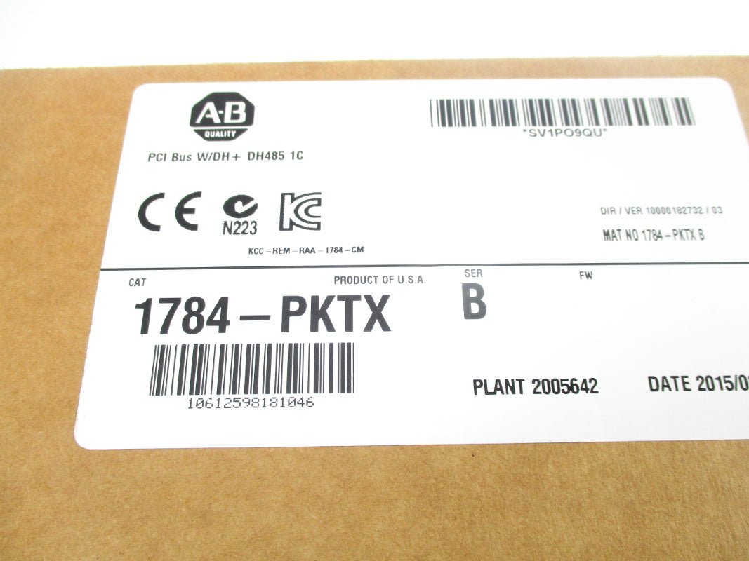 ALLEN BRADLEY 1784-PKTX SER. B DATE: 2015 NSFS
