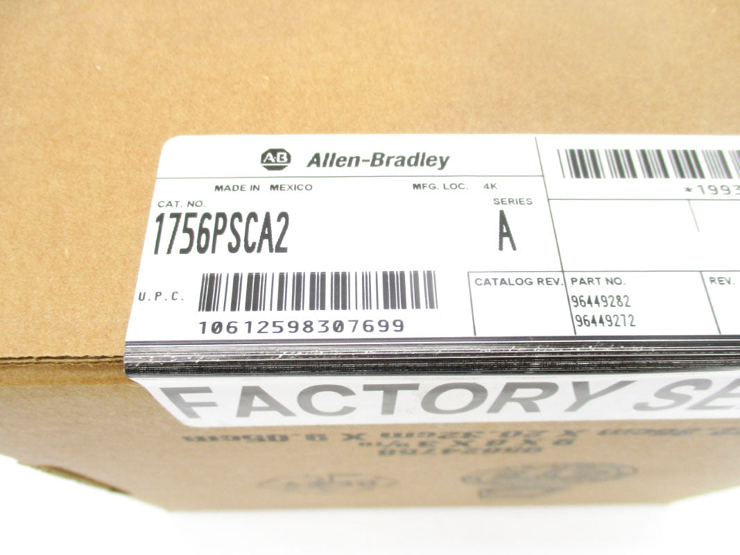 ALLEN BRADLEY 1756PSCA2 SER. A DATE: 2012 NSFS