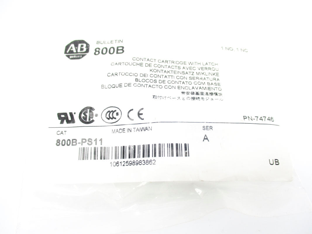 ALLEN BRADLEY 800B-PS11 SER. A 300V 5A NSMP
