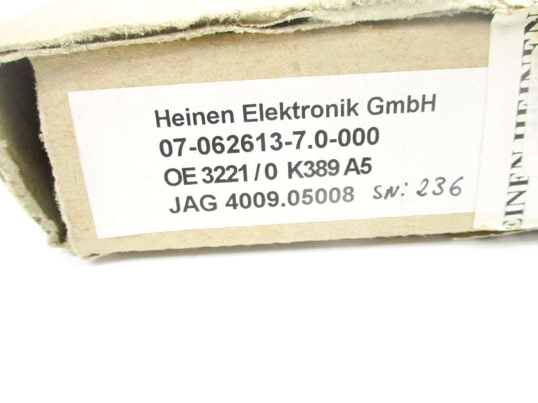 HEINEN ELEKTRONIK 07-062613-7.0-000 OE3221/0 K389A5 NSMP