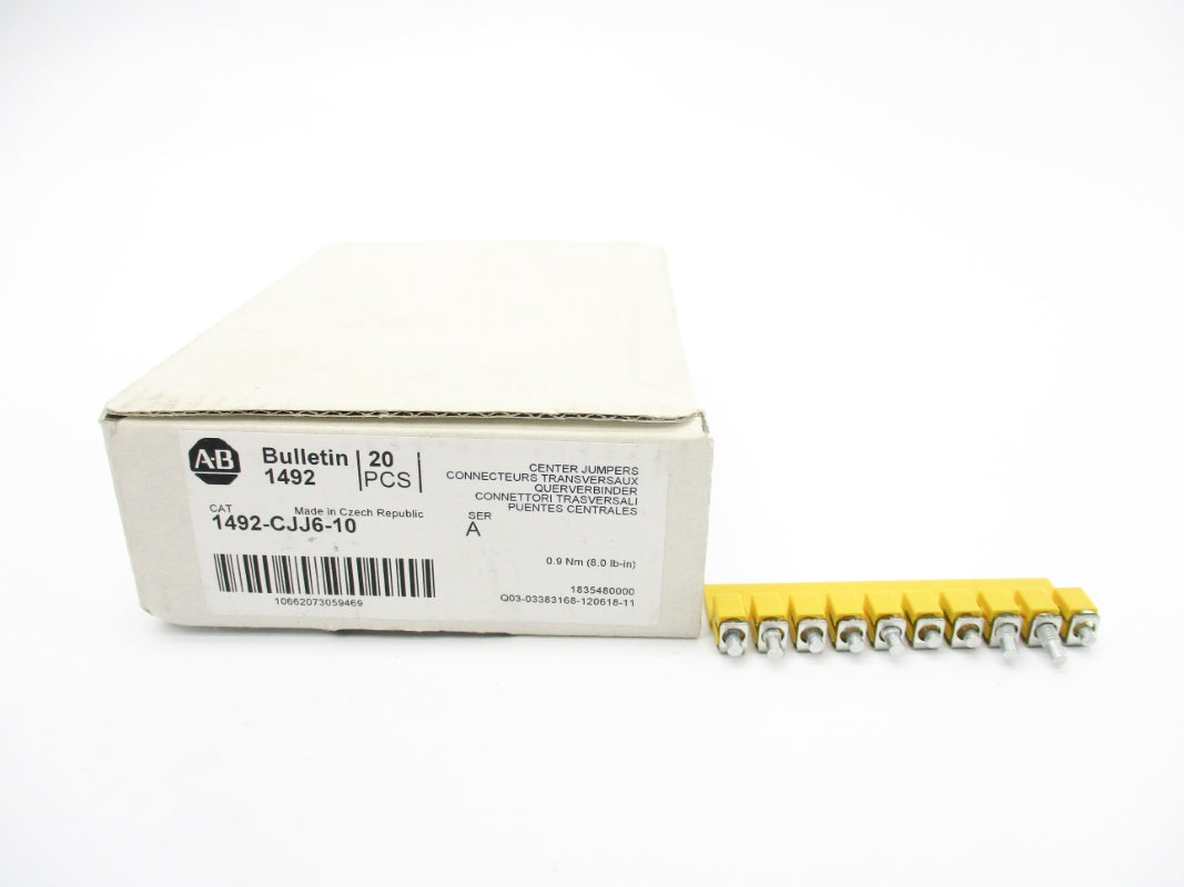 ALLEN BRADLEY 1492-CJJ6-10 SER. A (PKG OF 20) (WH) NSMP