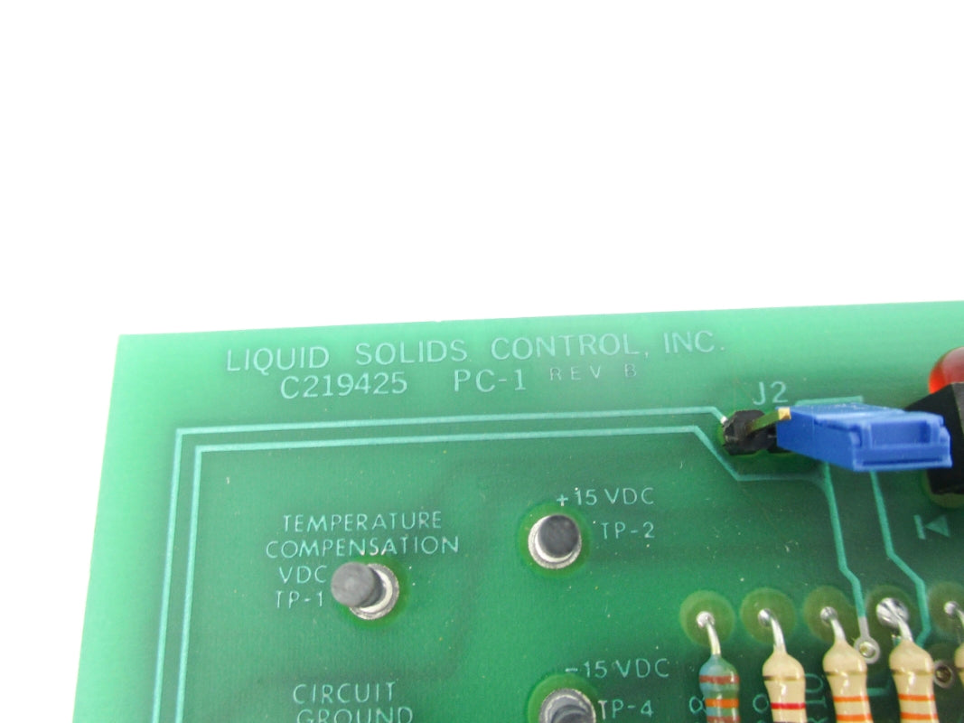 LIQUID SOLIDS CONTROLS C219425 REV. B NSNP