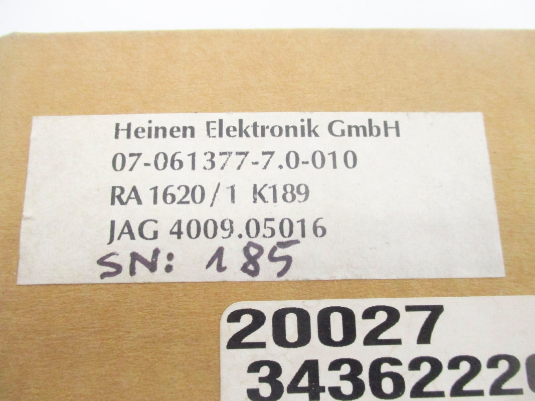 HEINEN ELEKTRONIK 07-061377-7.0-010 NSFS