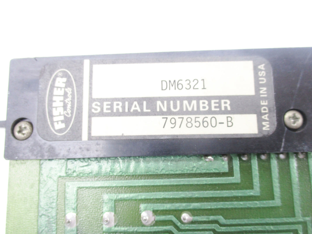 FISHER CONTROLS DM6321 UNMP